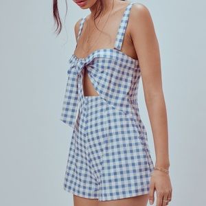 For Love & Lemons Dixie Bow Romper 🎀